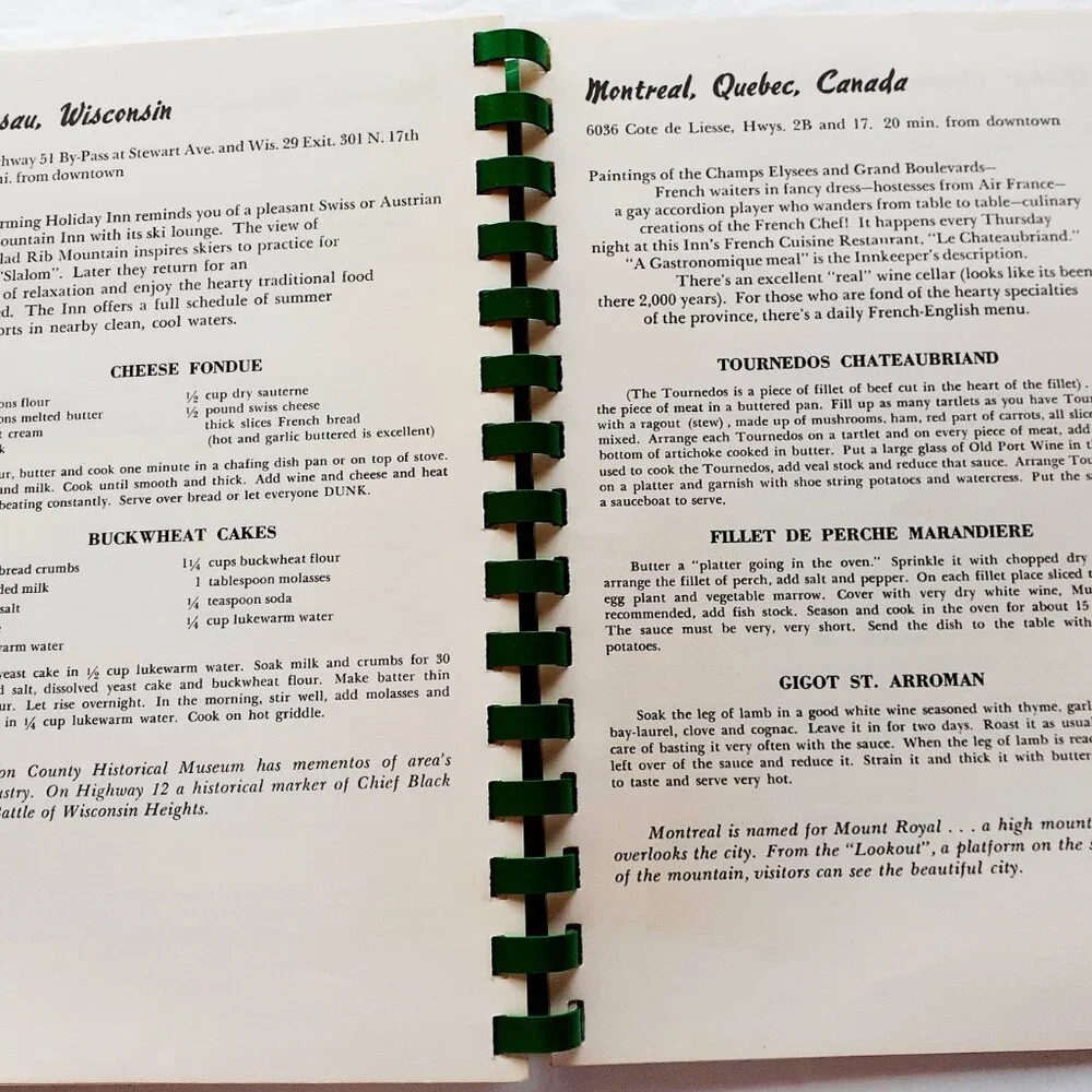 Vintage 60s Cookbook Cooking The Holiday Inn Way